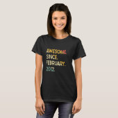 2012素晴らし年2月11誕生日VintageBから Tシャツ (正面フル)