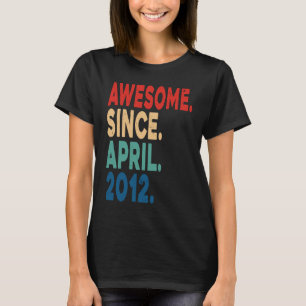 2012素晴らし年4月11誕生日11年 Tシャツ