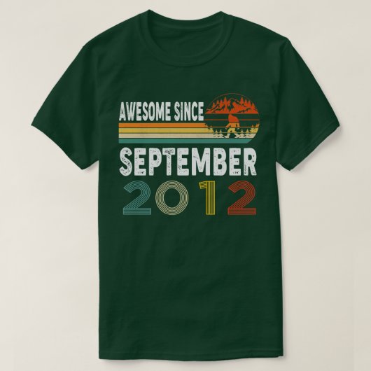 2012素晴らし年9月以降 Tシャツ (デザイン正面)