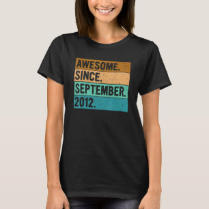 2012素晴らし年9月10日誕生日10年 Tシャツ