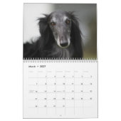2012絹のWindhounds カレンダー (3月 2027)