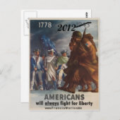 2012自由のための戦い ポストカード (正面/裏面)