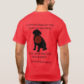 2012赤いプロジェクトの牢獄 Tシャツ (裏面)