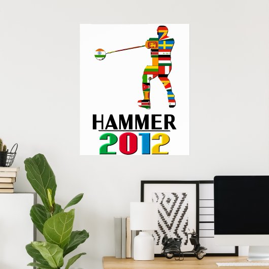2012：ハンマー ポスター (ホームオフィス)