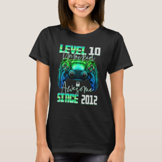 2012 10誕生日以素晴らし降のレベル10のロック解除 Tシャツ