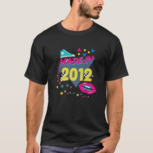 2012 10誕生日80S 90S 1990S 1980S Nos Tシャツ (正面)