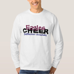 2012-13年のジェファーソンアカデミーのパーソナライズな応援のパパ Tシャツ