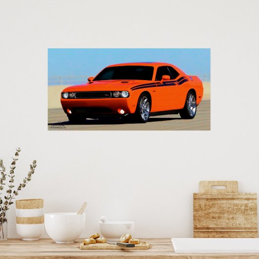2012 DODGE CHALLENGER RTポスター ポスター (キッチン)