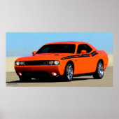 2012 DODGE CHALLENGER RTポスター ポスター (正面)