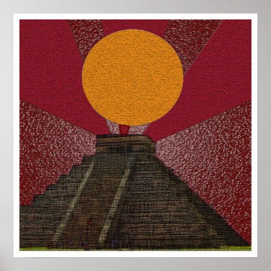 2012 Posters "Mayan Chichen Itza Kukulkan" ポスター (正面)