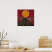 2012 Posters "Mayan Chichen Itza Kukulkan" ポスター (キッチン)