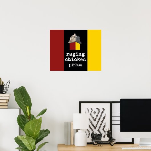 2012 Raging Chicken Press design poster ポスター (ホームオフィス)