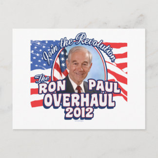 2012 Ron Paul Overhaul ポストカード