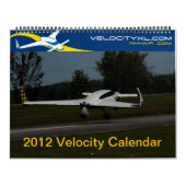 2012 Velocity Kitplaneカレンダー – 全サイズ カレンダー (カバー)