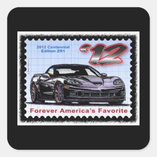 2012 Z06 100年版コルベット スクエアシール