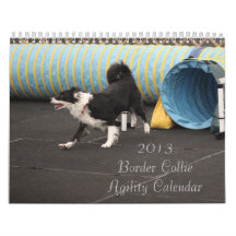 ボーダー コリー 犬カレンダー 壁掛けカレンダー Zazzle Co Jp