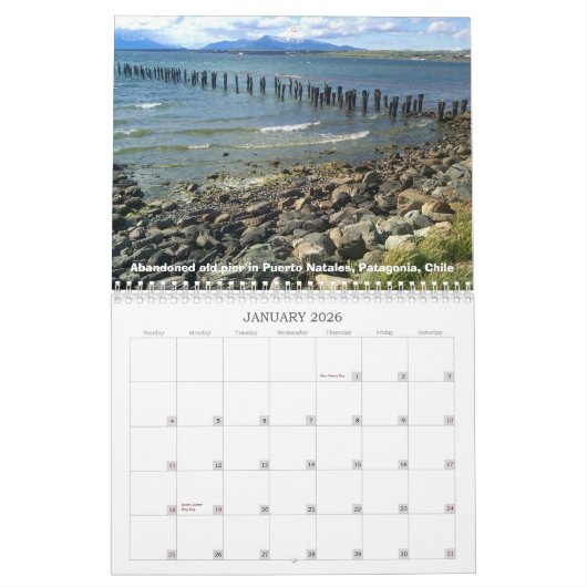 2013のカレンダーのパタゴニア-世界の端 カレンダー (1月 2026)