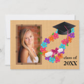 2013のピンクのレイの卒業の招待状のクラス 招待状 (正面)