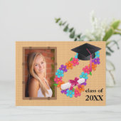 2013のピンクのレイの卒業の招待状のクラス 招待状 (スタンド正面)