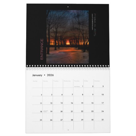 2013の超現実的な景色のカレンダー カレンダー (1月 2026)