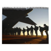 2013の軍のシルエット カレンダー (カバー)