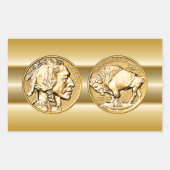2013アメリカのバッファロープルーフ金ゴールドコイン~アメリカ 長方形シール (正面)
