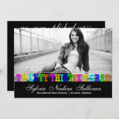 2013カラフル年度修了者トレンディークラス 招待状 (正面/裏面)