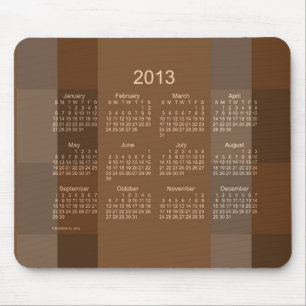 2013カレンダー マウスパッド