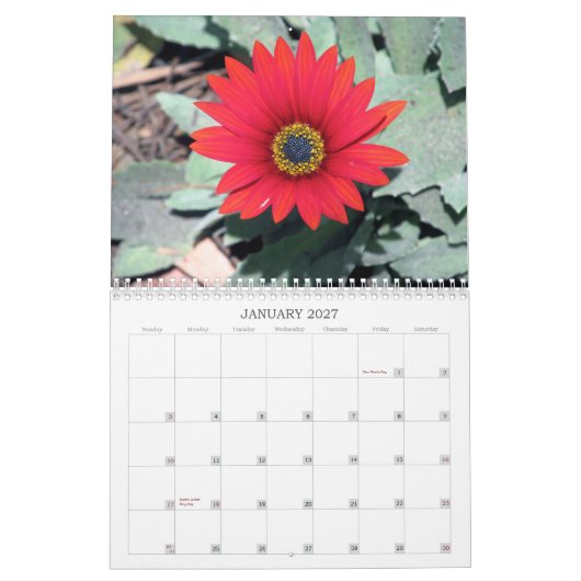 2013カレンダー-自然 カレンダー (1月 2027)