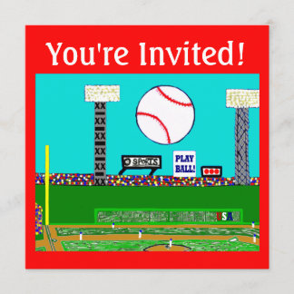 2013キッズスポーツカスタムバースデーパーティ招待状 招待状