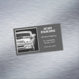2013グレーアメリカンマッスルカー車の マグネット名刺
