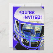 2013サッカークールパーティの招待状カスタマイズ 招待状 (正面)