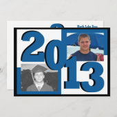 2013ブルーブロックグラッド写真 招待状 (正面/裏面)