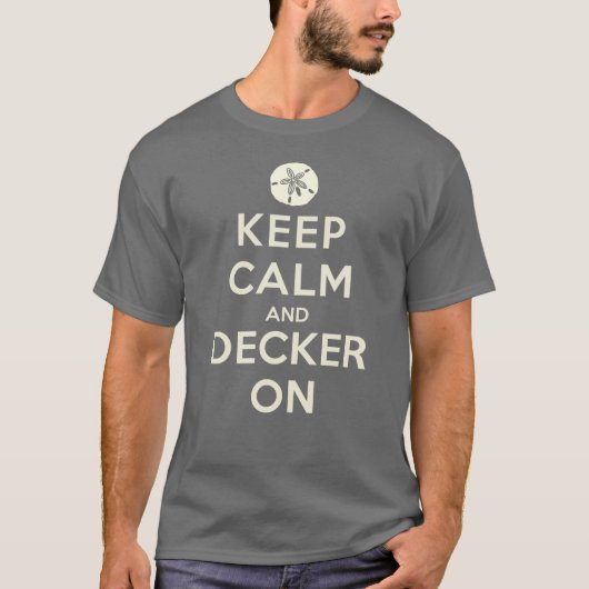 2013保 Sandollar TシャツのCalm And Decker Tシャツ (正面)