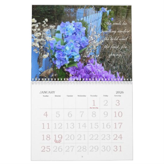 2013修正されるTrendle Ellwoodのコテージの庭 カレンダー (1月 2026)