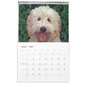 2013匹の大きい犬のカレンダー カレンダー (3月 2027)