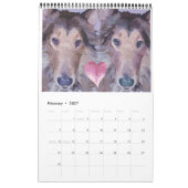 2013匹の大きい犬のカレンダー カレンダー (2月 2027)