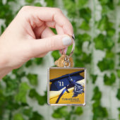 2013帽子およびふさの卒業のKeychainのギフト キーホルダー (手)