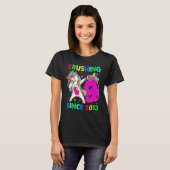 2013年からダバダバやってるユニコーン 9歳の誕生日おめでとう Tシャツ (正面フル)