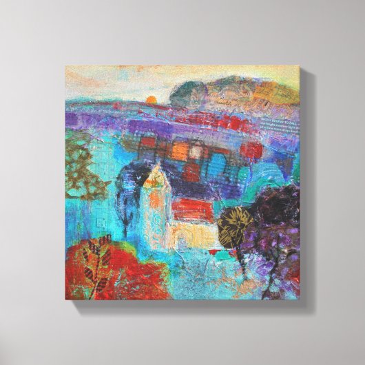 2013年に太陽が沈むにつれて キャンバスプリント (正面)