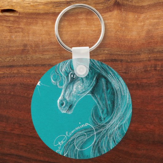2013年に完成したアラビア馬 キーホルダー (正面)