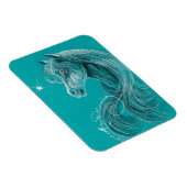 2013年に完成したアラビア馬 マグネット (右側)