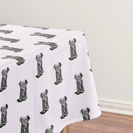 2013年に生まれたゾウ テーブルクロス (インサイチュ)