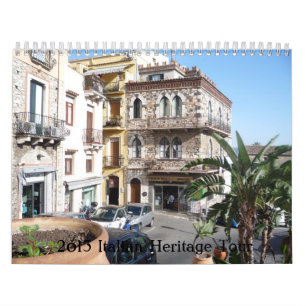2013年のイタリアンな伝統旅行 カレンダー