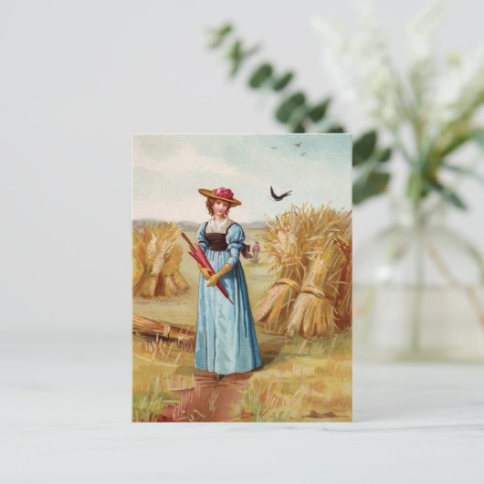 2013年のウィムフィールドのはがき内の女性 ポストカード (スタンド正面)