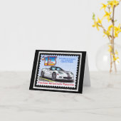 2013年のコルベット第60記念日のコンバーチブル カード (黄色い花)