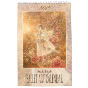 2013年のバレエの芸術のカレンダー カレンダー