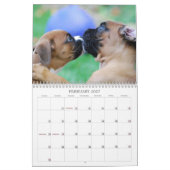 2013年のボクサーの子犬のカレンダー カレンダー (2月 2027)