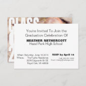 2013年のモダンな卒業カードクラス 招待状 (正面/裏面)