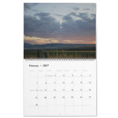 2013年のモンタナの景色の日没の写真撮影のカレンダー カレンダー (2月 2027)